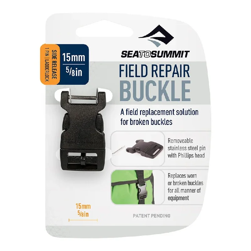 camping and hiking gear with quick access -SIDE RELEASE FIELD REPAIR BUCKLE, 1 PIN