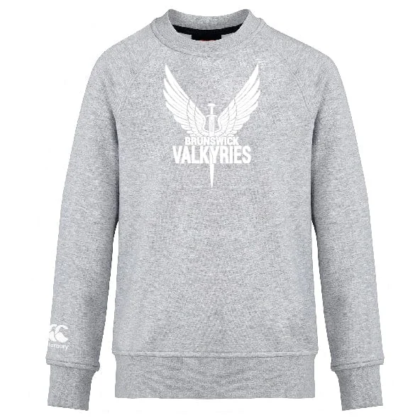 hiking boots for multi-day hiking -Brunswick Valkyries Club Crew Sweatshirt by Canterbury