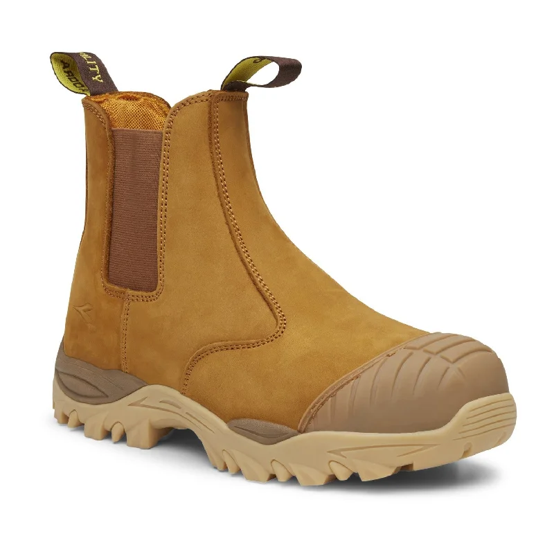 hydration packs for hiking -Diadora Craze Unisex Elastic Sided Safety Boot (Wheat) FU1501SL