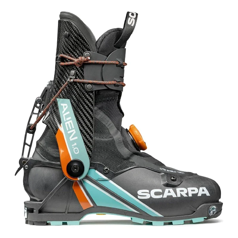 trekking poles with cork grips -Scarpa Alien 1.0 W Alpine Touring Boot