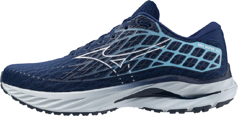 lightweight camping utensils -Mizuno Wave Inspire 20 Mens Running Shoes - Blue