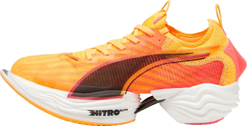 camping sleeping bags -Puma Fast-R Nitro Elite 2 Mens Running Shoes - Orange