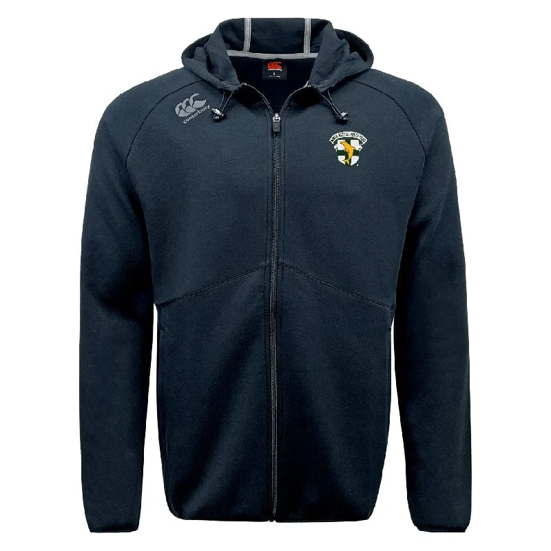 survival knife for outdoor activities -Santa Monica Rugby Club Tempo Vapodri Full-Zip Hoodie by Canterbury