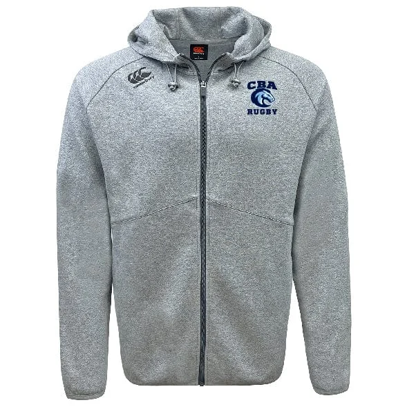 trekking pants with reinforced knees -Christian Brothers Academy Rugby Tempo Vapodri Full-Zip Hoodie by Canterbury