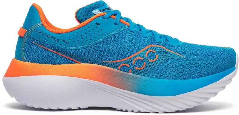 trekking boots for women -Saucony Kinvara Pro Mens Running Shoes - Blue