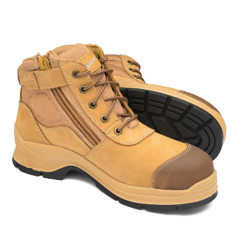 waterproof tents for hiking -Blundstone Unisex Zip Sided Series Safety Boot (Wheat) 318