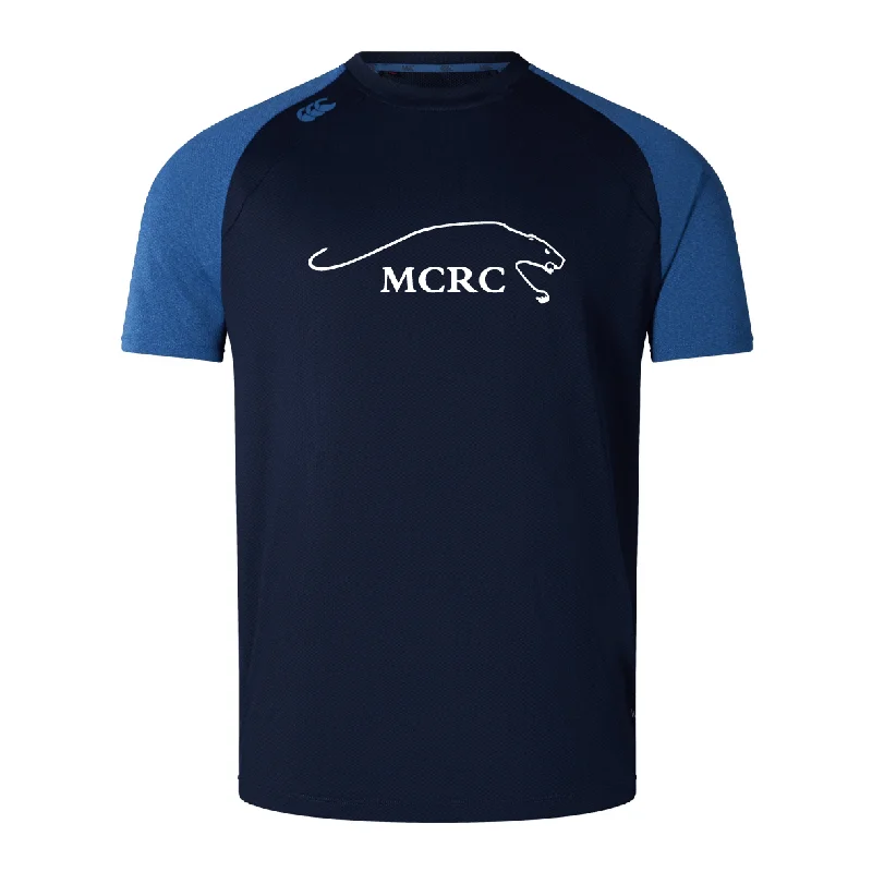 hiking thermos bottle for coffee -Middlebury College Rugby Elite Training Tee by Canterbury