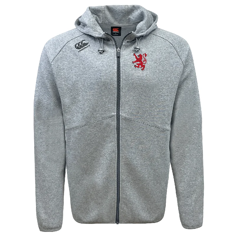 trekking vest with pockets -Littleton Scots Rugby Tempo Vapodri Full-Zip Hoodie by Canterbury