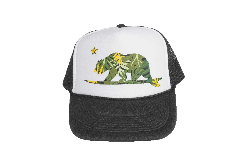 wool cap for casual activities -Jungle Surfbear® Trucker Hat