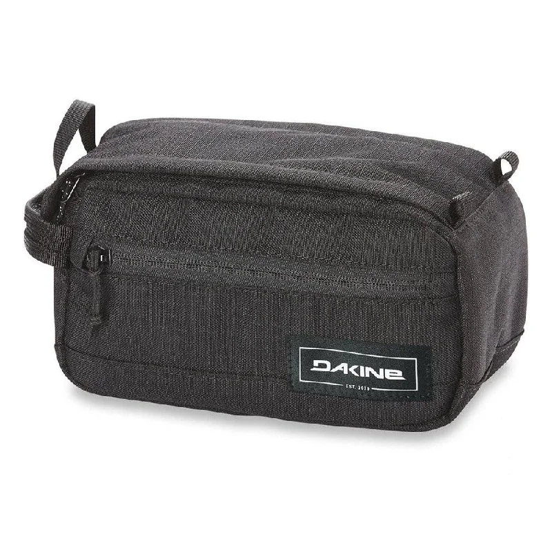 camping pillow for sleeping comfort -Dakine Unisex Black Groomer Medium Travel Kit Toiletry Bag - 10002927-BLACK