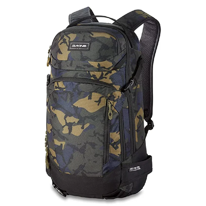 portable fire pit for camping -Dakine Men's Cascade Camo 20L Heli Pro One Size Backpack - 10003262-CASCADECAMO