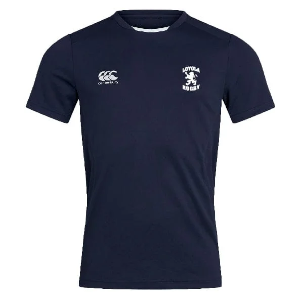 portable solar charger for camping -Loyola Rugby Club Dry Tee by Canterbury