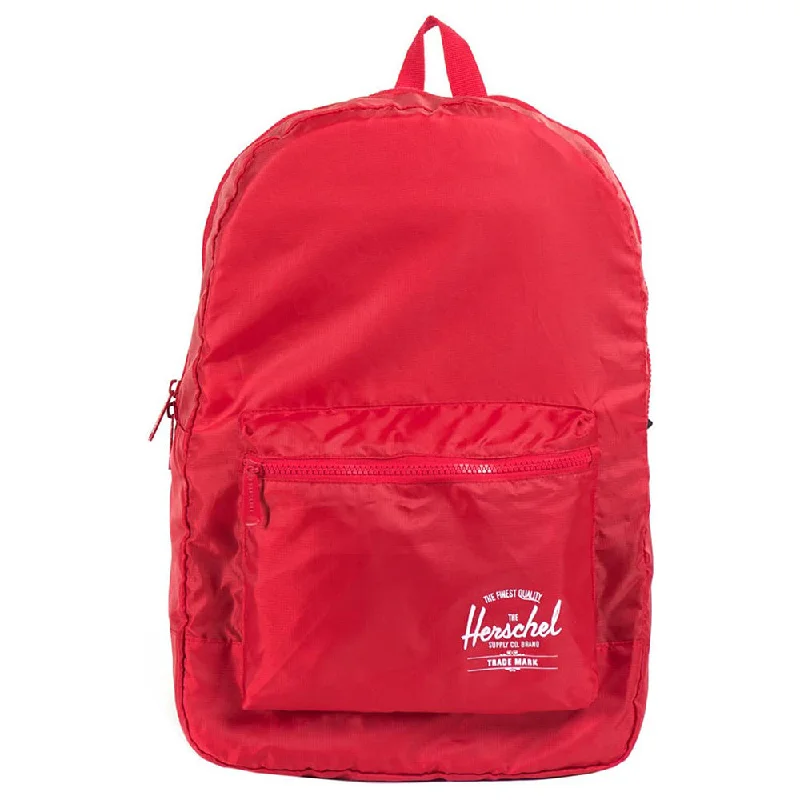 windproof lighter for camping -Herschel Unisex Red Packable Casual Daypack Backpack - 10614-04977-OS