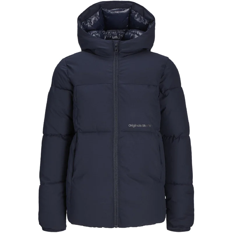 insulated camping chair for winter -Jack & Jones Junior Sky Captain Jorvesterbro Puffer Jacket