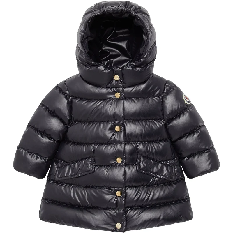 camping chairs for relaxation -Moncler Medium Blue Ibida Long Coat