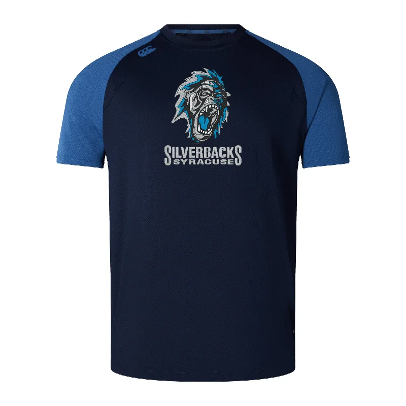 survival knife for outdoor activities -Syracuse Silverbacks Elite Training Tee by Canterbury