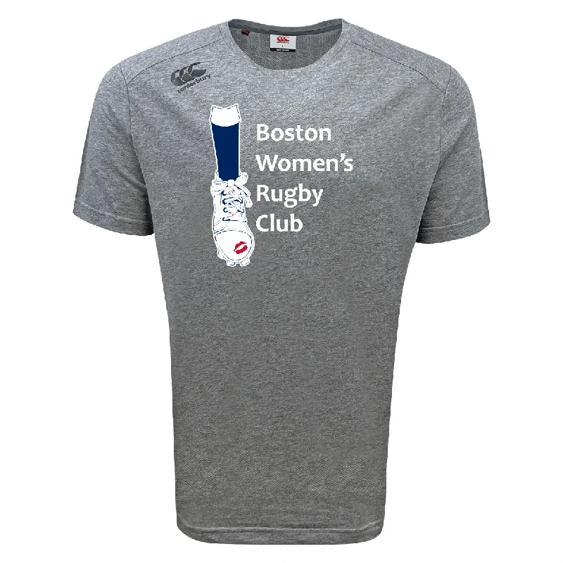 camping chair with footrest -Boston Women's RFC Tempo Vapodri T-Shirt by Canterbury