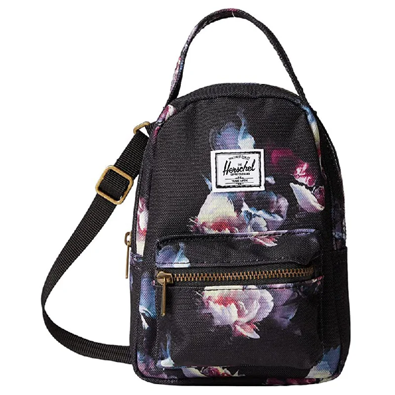 compact camping stove for backpacking -Herschel Unisex Gothic Floral One Size Nova Crossbody Mini Backpack - 10727-04974-OS