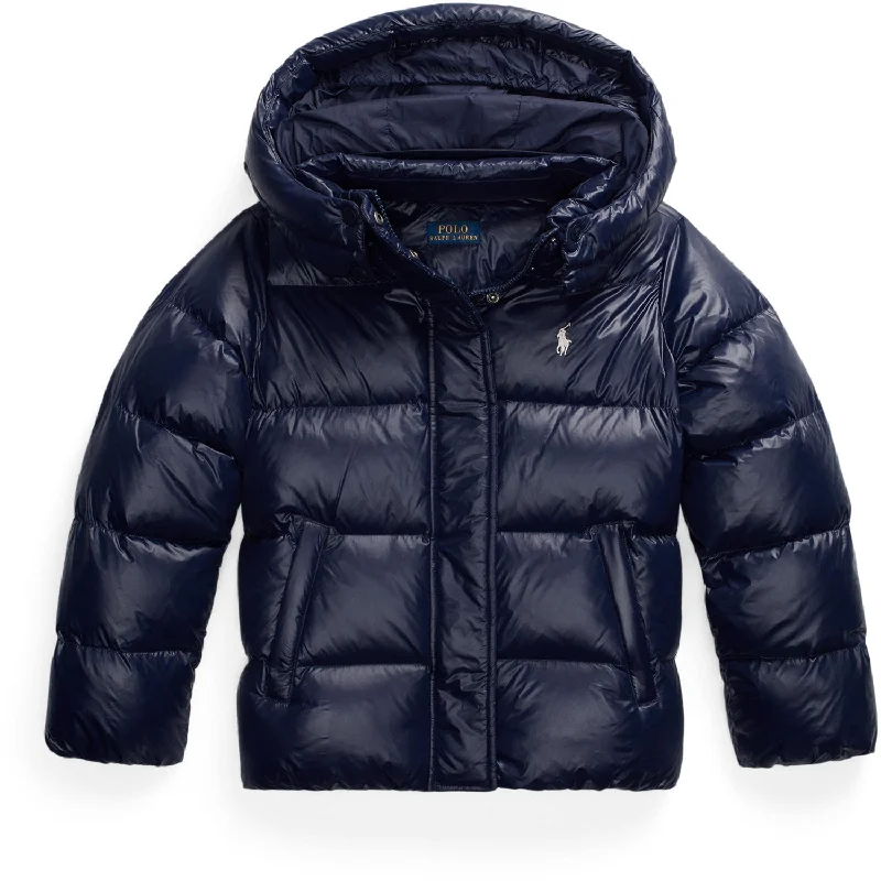 hydration packs for hiking -Polo Ralph Lauren Newport Navy Sld Down Bomber Jacket