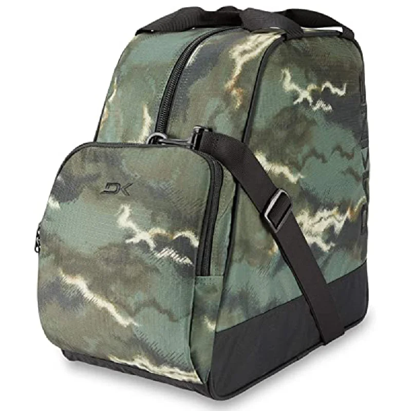 hiking hydration bladder with straw -Dakine Unisex Olive Ashcroft Camo Boot Locker 69L Snow Gear Bag - 08300482-OLIVEASHCROFTCAMO