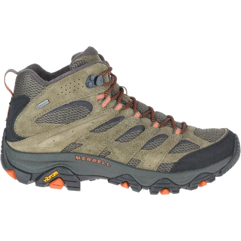 trekking shoes with mesh lining -Merrell Mens Moab 3 Mid GTX Hiking Shoes