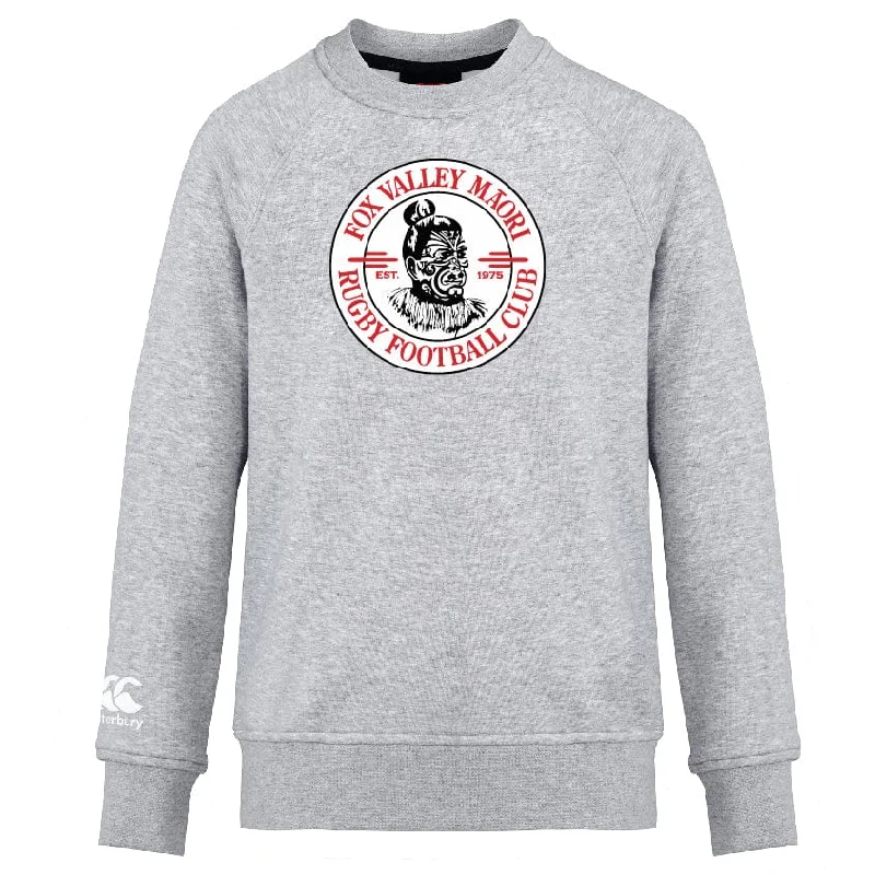 outdoor blankets for camping -Fox Valley Rugby Club Crew Sweatshirt by Canterbury