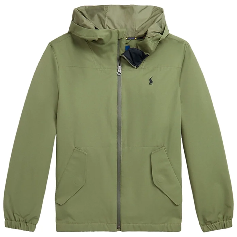 camping lantern with dimmer switch -Polo Ralph Lauren Boy Windbreaker Army Olive