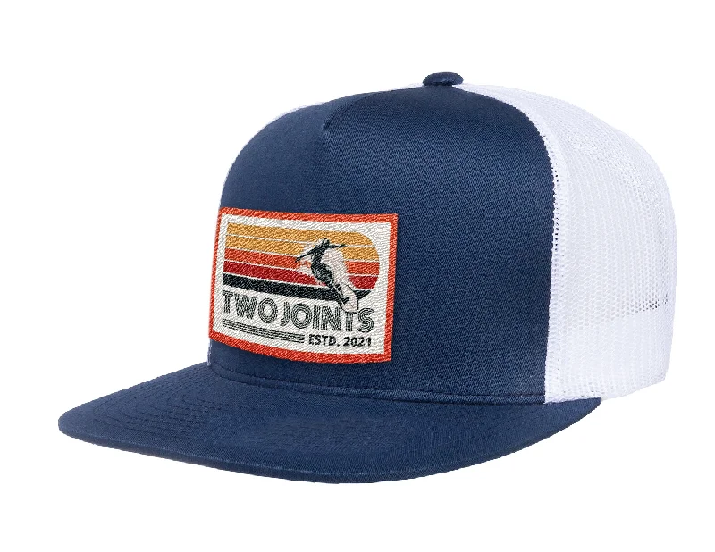 stylish felt hat for women -Vintage Surf Trucker