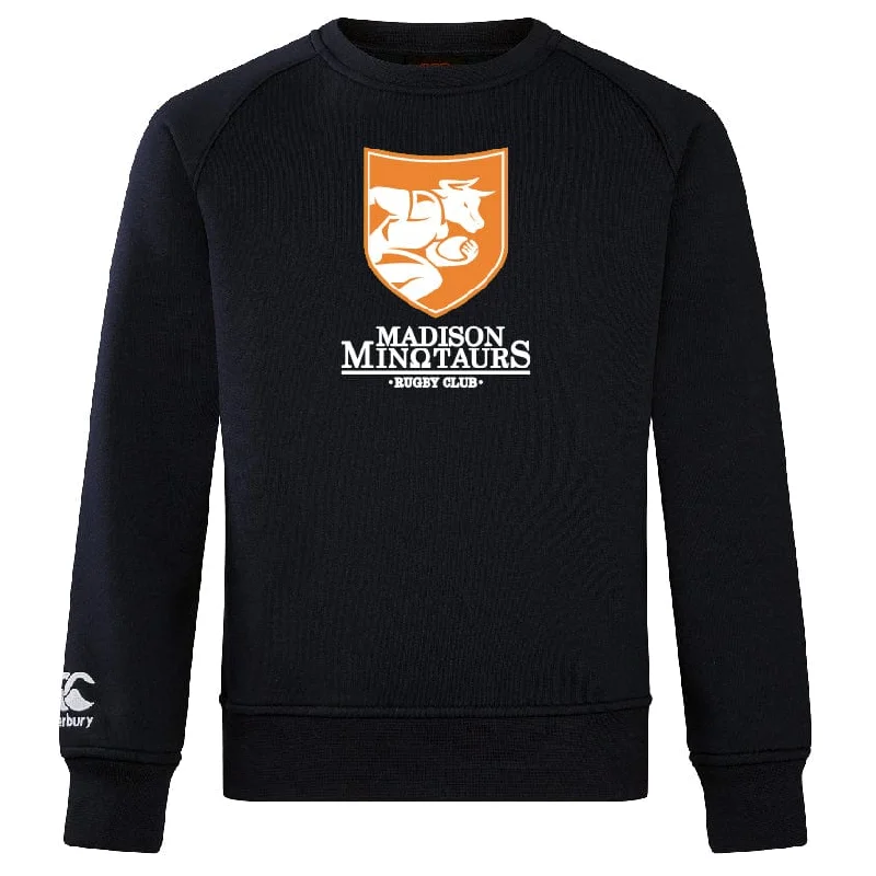 survival knife for outdoor activities -Madison Minotaurs Club Crew Sweatshirt by Canterbury