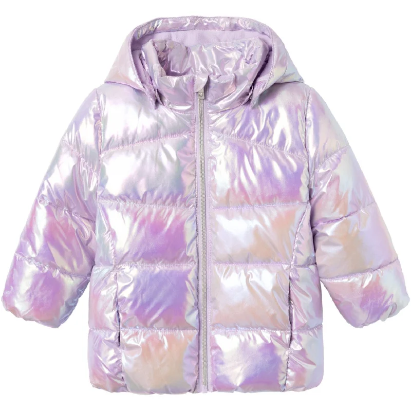 multi-purpose camping tool -Name It Orchid Bloom Molina Jacket Shiny