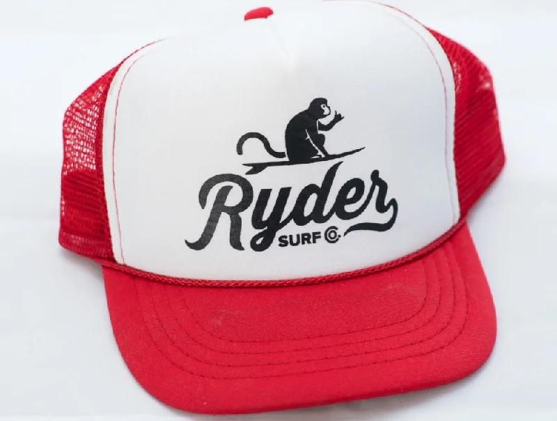 unisex cozy beanie for winter -Ryder Surf Kids Trucker Hat