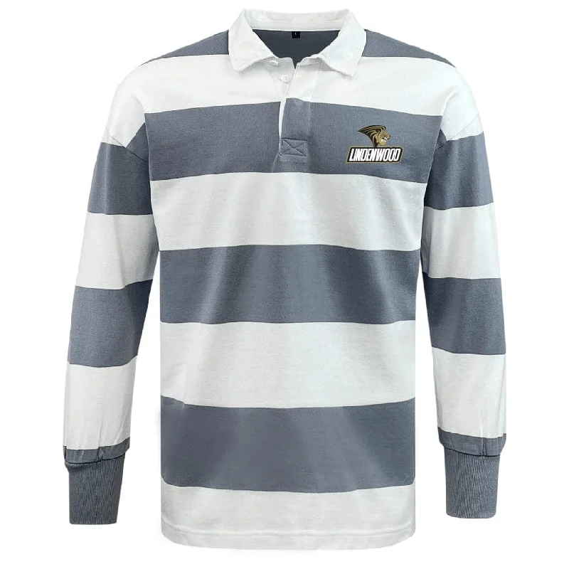 camping stove with butane -Lindenwood University Rugby Classic Long Sleeve Hooped Rugby Jersey