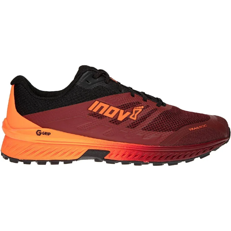 hiking first aid kit with essentials -Inov8 Trailroc G 280 Mens Trail Running Shoes - Red