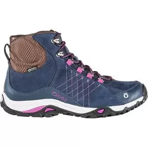 trekking boots with waterproof lining -Oboz Sapphire Mid B-Dry Hiking Boot