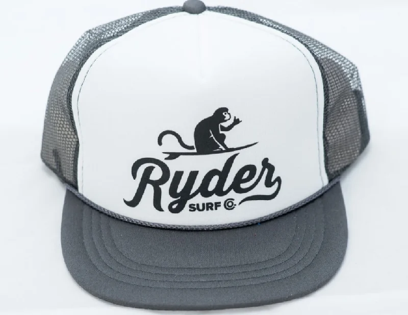 trendy wool beanie with pattern -Ryder Surf Kids Trucker