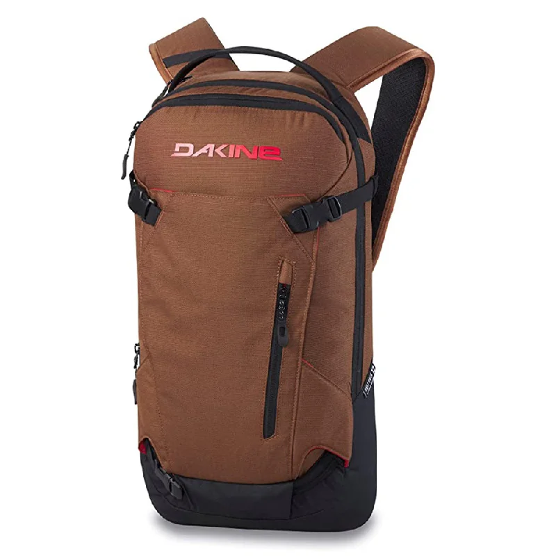 durable hiking boots for men -Dakine Unisex Multicolor 12L Heli Pro One Size Backpack - 10003261-BISON