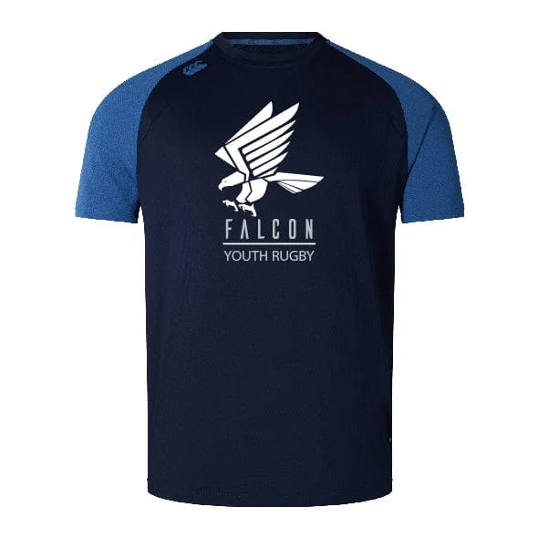 portable shower system for camping -Falcon Youth Rugby Elite Training Tee by Canterbury