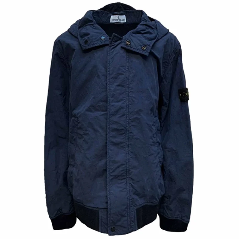 camping folding knife -Stone Island Junior Jacket Navy