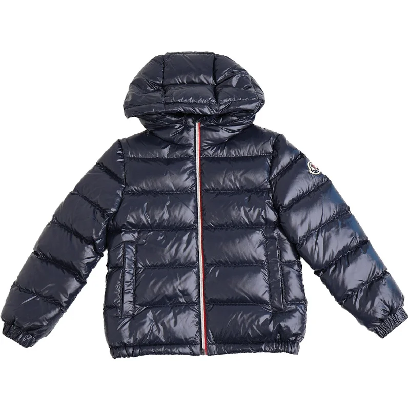 campfire cooking equipment -Moncler Navy New Aubert Jacket