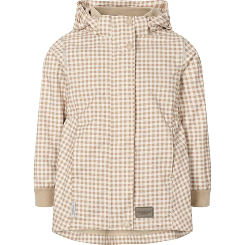 trekking shoes for men with waterproof feature -MarMar Oda Jacket Gingham Check Technical Summer Outerwear