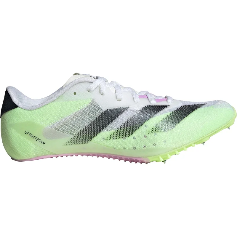 trekking pants with reinforced knees -adidas Adizero Sprintstar Running Spikes - White