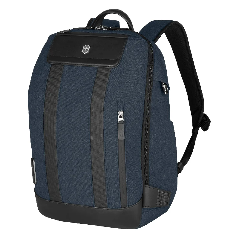 ultralight camping gear for backpacking -Victorinox Architecture Urban2 City Travel Backpack (17 litres) 14-inch Laptop Pocket, 42 cm, Blue, Polyester | Business Travel Office Bag