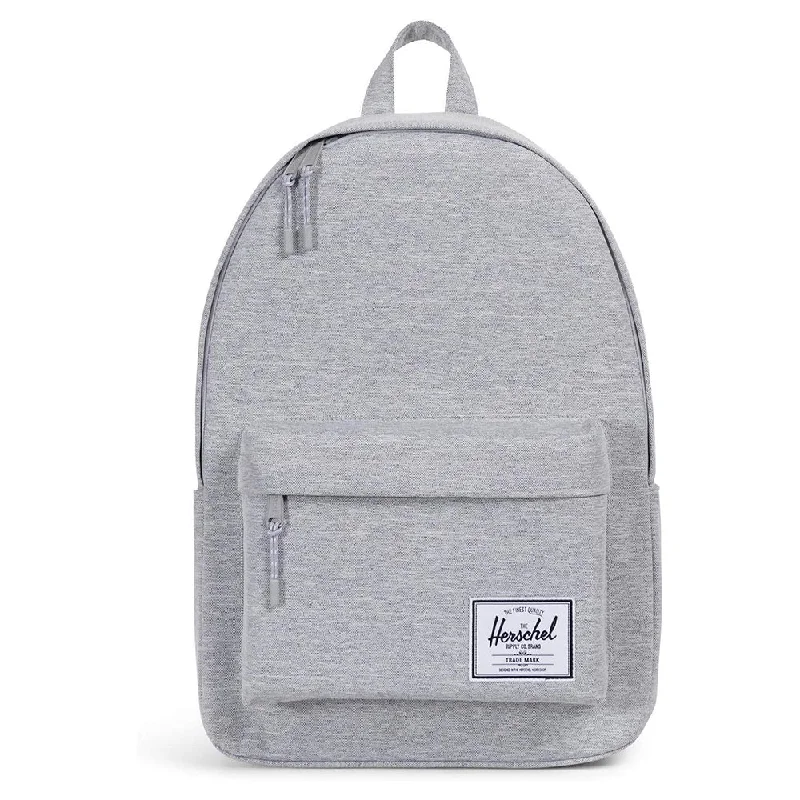 camping tent with built-in shade -Herschel Unisex Light Grey Crosshatch XL 30L Classic Backpack - 10492-01866