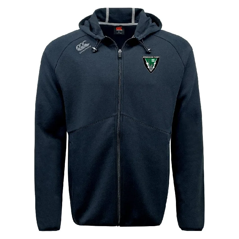 camping hammocks with mosquito net -Birmingham Rugby Tempo Vapodri Full-Zip Hoodie by Canterbury