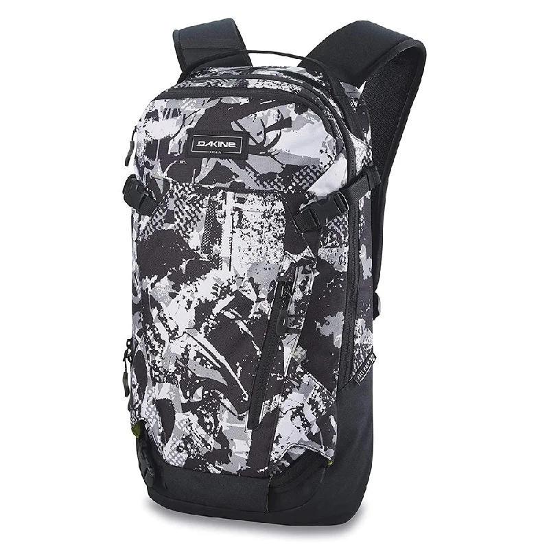 trekking backpacks with rain cover -Dakine Unisex Deep Blue 12L Heli Pro One Size Backpack - 10003261-STREETART