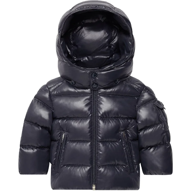 survival knife for outdoor activities -Moncler Navy Maya Jacket