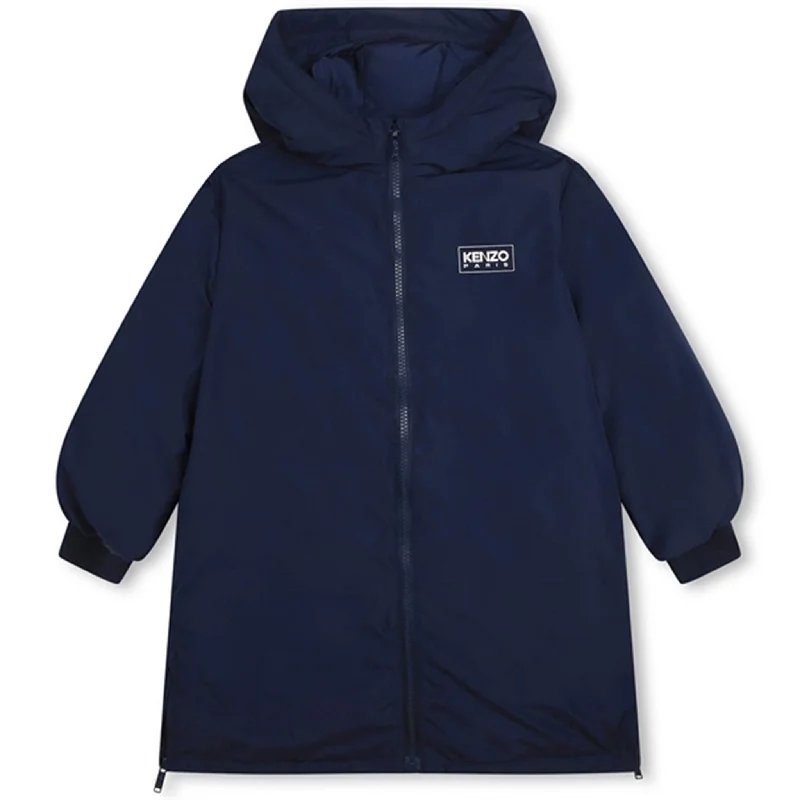 hiking water filtration system -Kenzo Navy Puffer Jacket