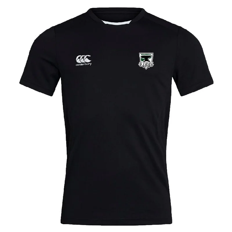 camping gear for winter -Birmingham Steel Rugby Club Dry Tee by Canterbury