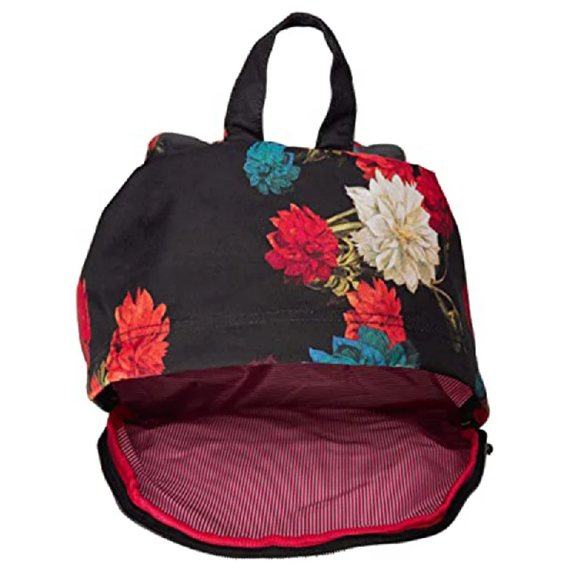 camping pillow with inflatable option -Herschel Unisex Vintage Floral Black 24.0L Classic Backpack - 10500-02997