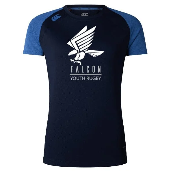 portable water filter for hiking -Falcon Youth Rugby Women's Elite Training Tee by Canterbury